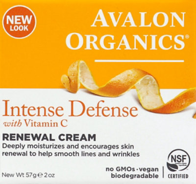 Avalon Organics Vitamin C Renewal Cream - 2 Oz - Image 2