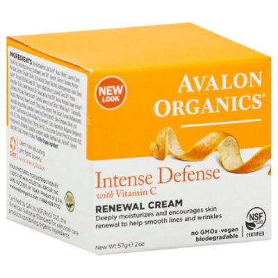 Avalon Organics Vitamin C Renewal Cream - 2 Oz