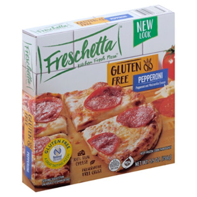 Freschetta Pizza Gluten Free Single Serve Signature Pepperoni Frozen - 5.5 Oz