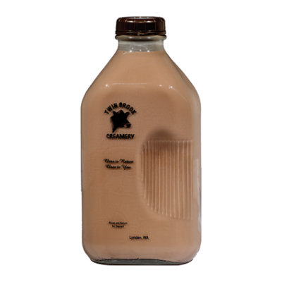 Twin Brook Creamery Chocolate Milk - Half Gallon - Image 1