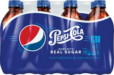 Pepsi Soda Cola Made with Real Sugar - 8-12 Fl. Oz. - Image 2