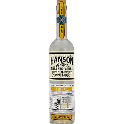 Hanson Organic Vodka Ginger 80 Proof - 750 Ml - Image 2