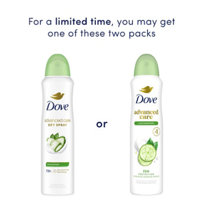 Dove Advanced Care Cool Essentials Dry Spray Antiperspirant Deodorant - 3.8 Oz - Image 5