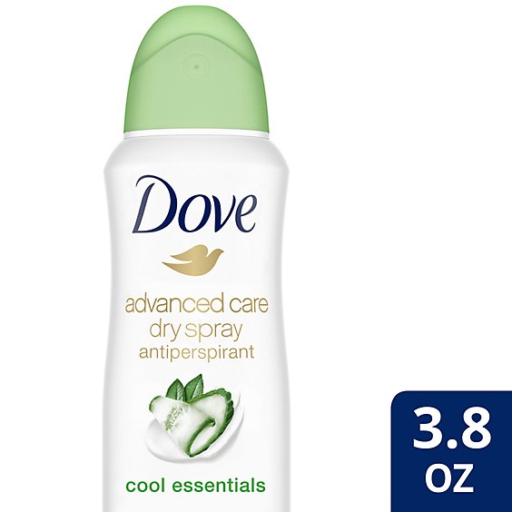 Dove Advanced Care Cool Essentials Dry Spray Antiperspirant Deodorant - 3.8 Oz