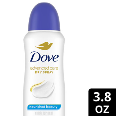 Dove Advanced Care Antiperspirant Deodorant Dry Spray Nourished Beauty - 3.8 Oz