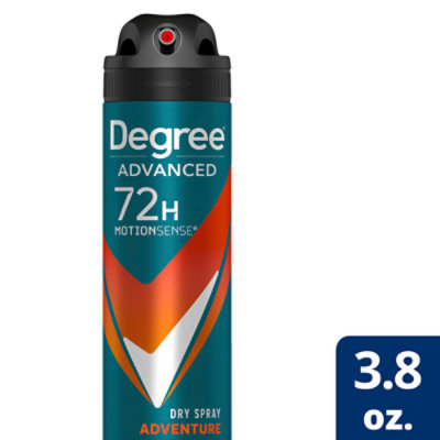 Degree Men Advanced Adventure Antiperspirant Deodorant Dry Spray - 3.8 Oz - Image 1