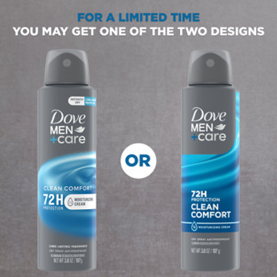 Dove Men+Care Antiperspirant Dry Spray Clean Comfort - 3.8 Oz - Image 5