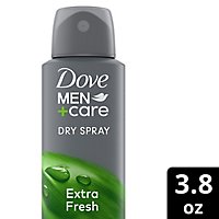 Dove Men+Care Antiperspirant Dry Spray Extra Fresh - 3.8 Oz - Image 1