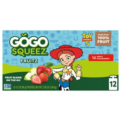 GoGo SqueeZ Applesauce Apple Strawberry