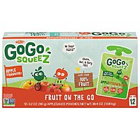 GoGo squeeZ Applesauce Apple Strawberry - 12-3.2 Oz - Image 2