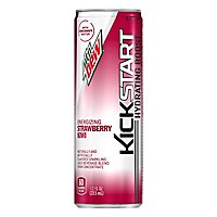 Mtn Dew Soda Kickstart Energizing Strawberry Kiwi - 12 Fl. Oz. - Image 1