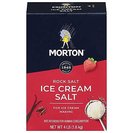 Morton Ice Cream Rock Salt - 4 Lb - Image 2