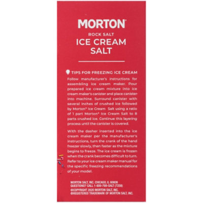 Morton Ice Cream Rock Salt - 4 Lb - Image 4