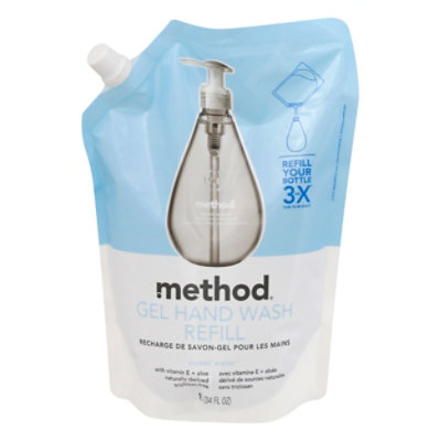 Method Sweet Water Gel Hand Wash Refill - 34 Fl. Oz. - Image 3