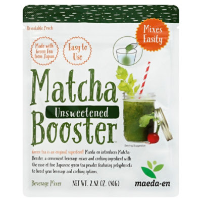 Maeda-En Matcha Booster Unsweetened - 2.82 Oz