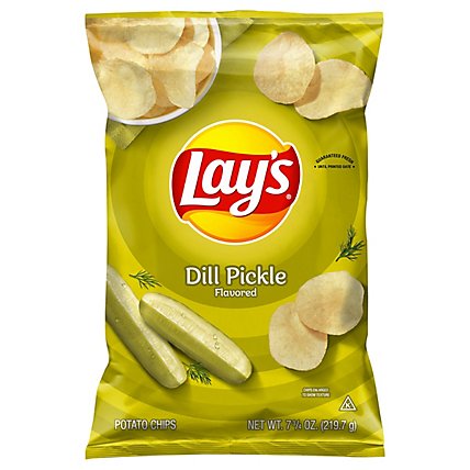 Lays Potato Chips Dill Pickle - 7.75 Oz - Image 3