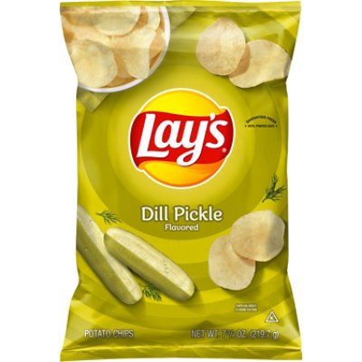 Lays Potato Chips Dill Pickle - 7.75 Oz - Image 1