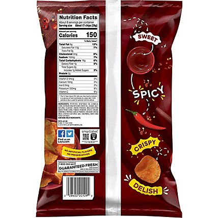 Lays Potato Chips Sweet Southern Heat Barbecue - 7.75 Oz - Image 6