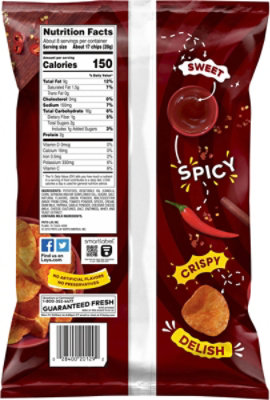 Lays Potato Chips Sweet Southern Heat Barbecue - 7.75 Oz - Image 6