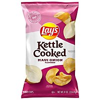 Lays Potato Chips Kettle Cooked Maui Onion - 8 Oz - Image 1