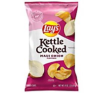 Lays Potato Chips Kettle Cooked Maui Onion - 8 Oz
