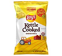 Lays Potato Chips Kettle Cooked Original - 8 Oz