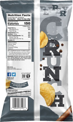 Lays Potato Chips Kettle Cooked Sea Salt & Cracked Pepper - 8 Oz - Image 5