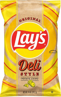 Lays Potato Chips Deli Style Original - 7.75 Oz - Image 2