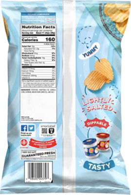 Lays Potato Chips Wavy Lightly Salted - 7.75 Oz - Image 6