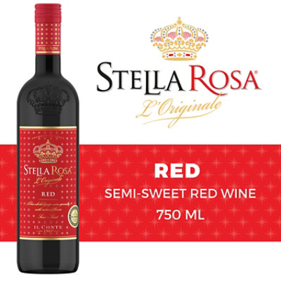 Stella Rosa Red Semi Sweet Red Wine - 750 Ml - Image 1