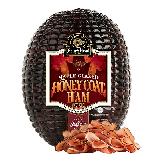 Boar's Head Maple Glazed Honey Ham - 0.50 Lb