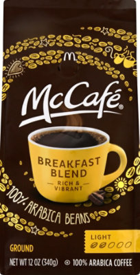 McCafe Breakfast Blend Light Roast Ground Coffee Bagged - 12 Oz - Image 2