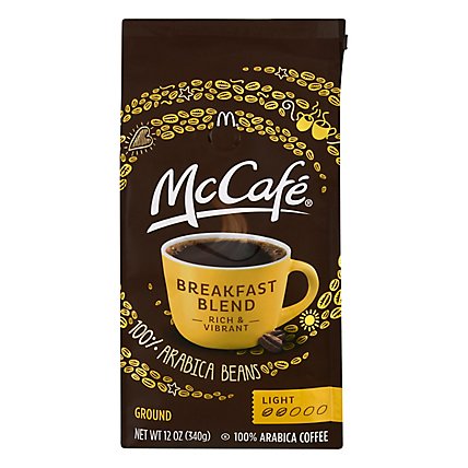 McCafe Coffee Ground Light Breakfast Blend - 12 Oz - Image 1