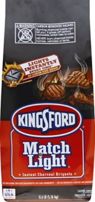 Kingsford Match Light Charcoal Briquets Instant - 11.6 Lb