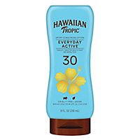 Hawaiian Tropic Island Sport Broad Spectrum SPF 30 Lotion Sunscreen - 8 Oz - Image 1