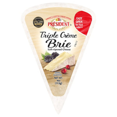 President Triple Creme Brie Pp - 4 Oz - Image 2