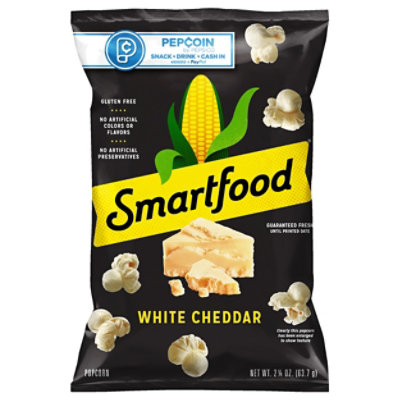 Smartfood Popcorn White Cheddar Cheese - 2.25 Oz