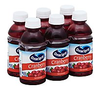 Ocean Spray Juice Cocktail Cranberry - 6-10 Fl. Oz.