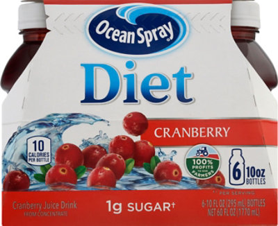 Ocean Spray Diet Juice Drink Cranberry - 6-10 Fl. Oz. - Image 6