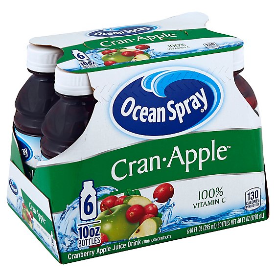 Ocean Spray Juice Drink Cran-Apple - 6-10 Fl. Oz.