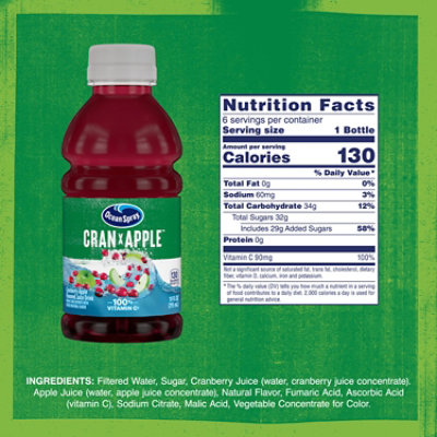 Ocean Spray Juice Drink Cran-Apple - 6-10 Fl. Oz. - Image 4