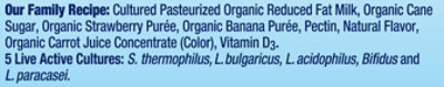Stonyfield Organic Kids Reduced Fat Yogurt Pouches Strawberry Banana - 4-3.5 Oz - Image 3