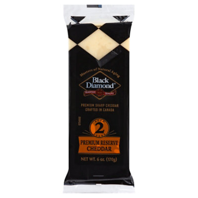 Black Diamond Cheese Bar Cheddar White 2 Year - 6 Oz