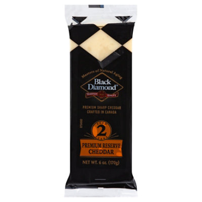 Black Diamond Cheese Bar Cheddar White 2 Year - 6 Oz - Image 1