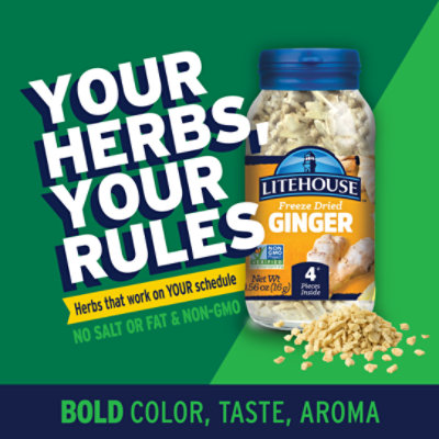 Litehouse Instantly Fresh Herbs Ginger - .56 Oz - Image 4