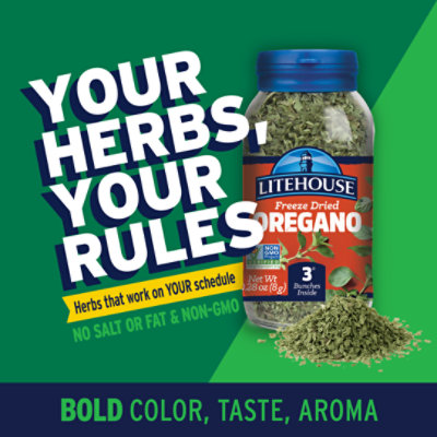 Litehouse Instantly Fresh Herbs Oregano - .28 Oz - Image 4