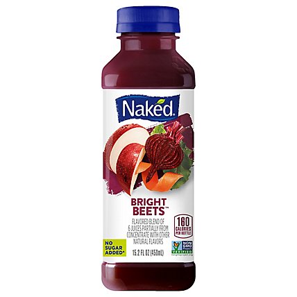 Naked Juice Smoothie 100% Fruit & Veggie Bright Beets - 15.2 Fl. Oz. - Image 3
