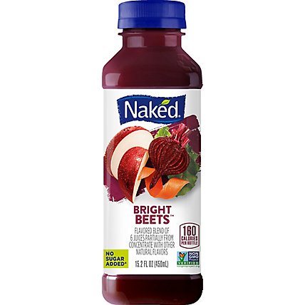 Naked Juice Smoothie 100% Fruit & Veggie Bright Beets - 15.2 Fl. Oz. - Image 2