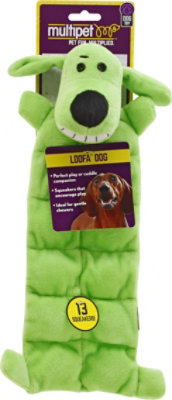 Multipet Dog Toy Loofa Squeaks Mat Card - Each - Image 2