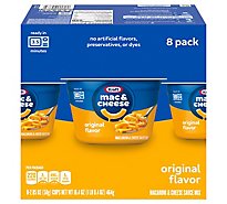 Kraft Original Macaroni & Cheese Easy Microwavable Dinner Cups - 8-2.05 Oz